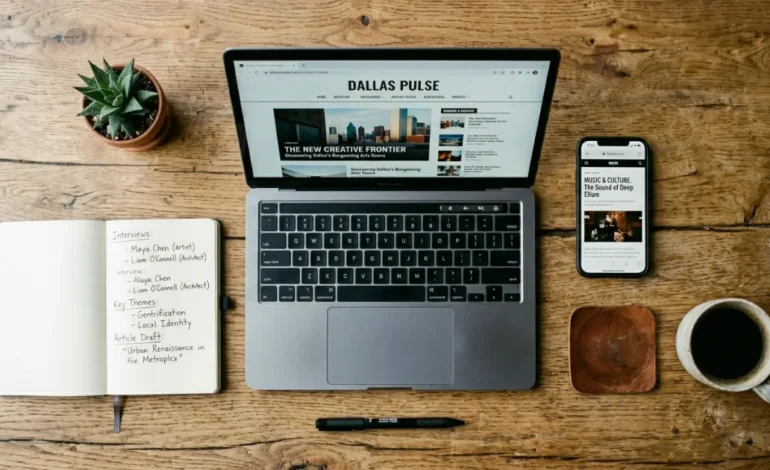 SosoActive digital media company editorial workspace Dallas