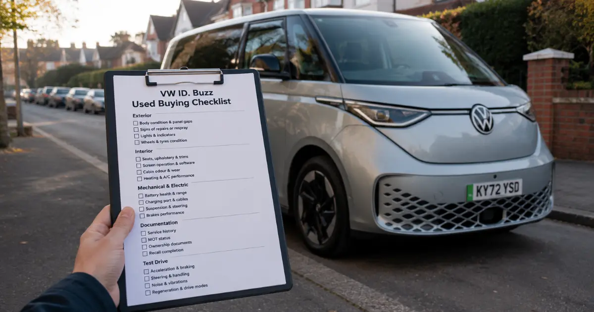 VW ID. Buzz Used Buying Checklist: High Mileage Guide for UK Buyers